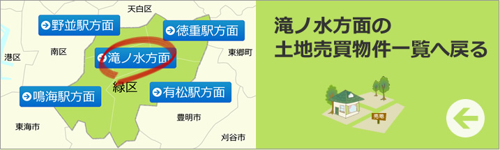滝ノ水方面方面 土地売買物件一覧へ戻る